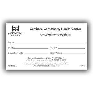 Patient ID Cards
