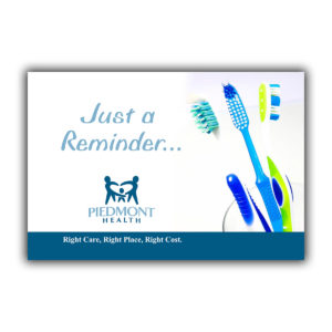 Dental Reminder Card