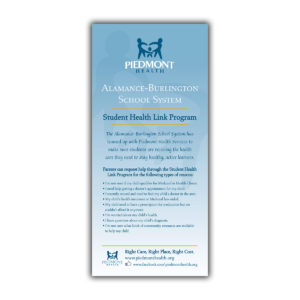 Health Line Rack Card
